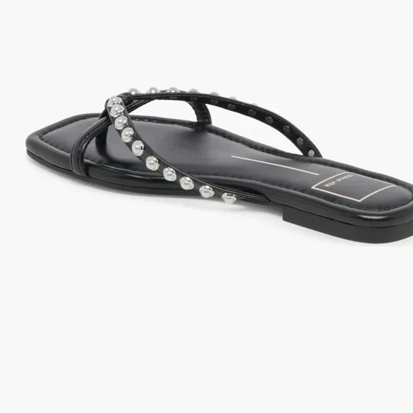 Dolce Vita Women's Lucca Imitation Pearl Flip Flop Size 8 New - Picture 5 of 16